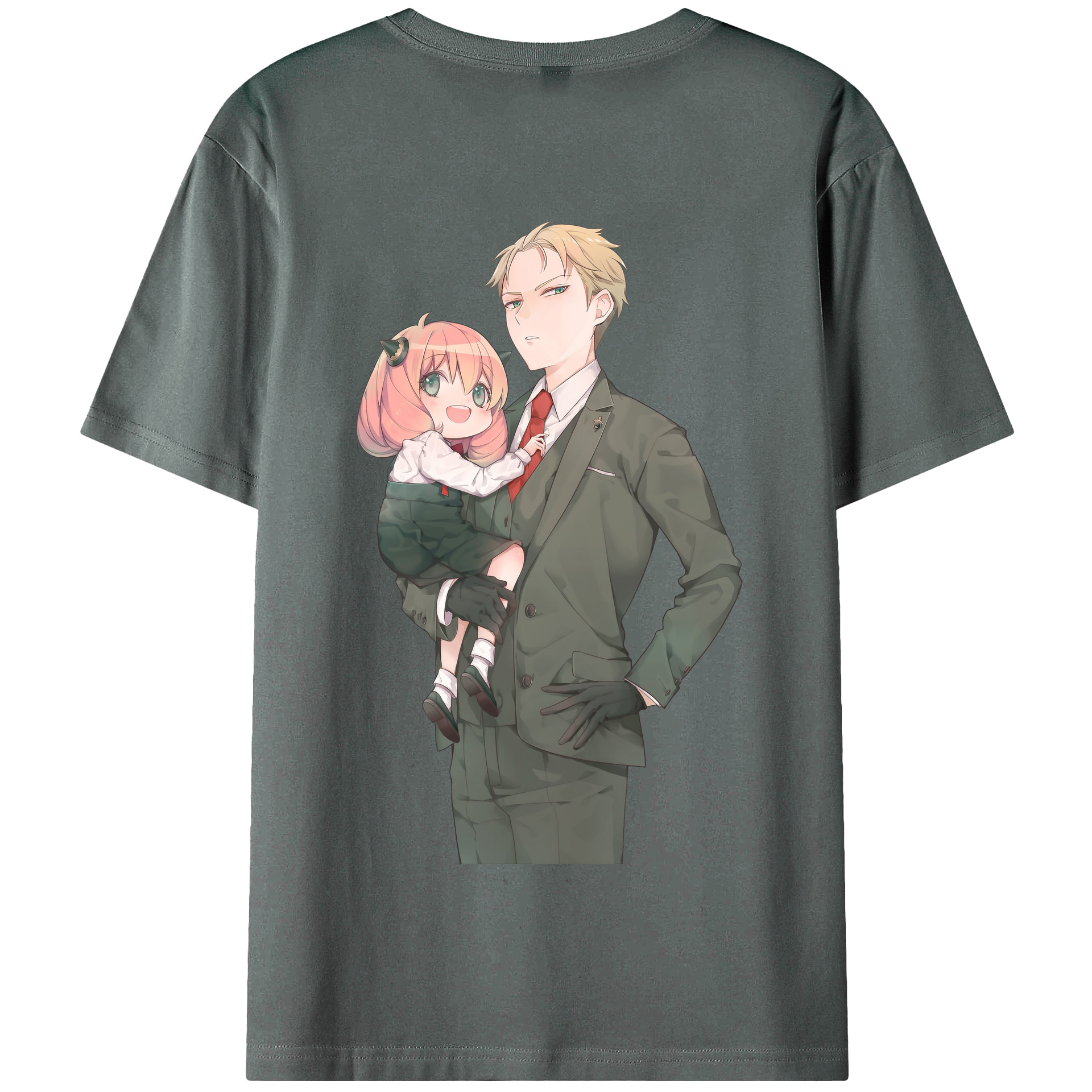 （画像用） SPY×FAMILY间谍家家酒 綿100％半袖Tシャツ（背面プリント）